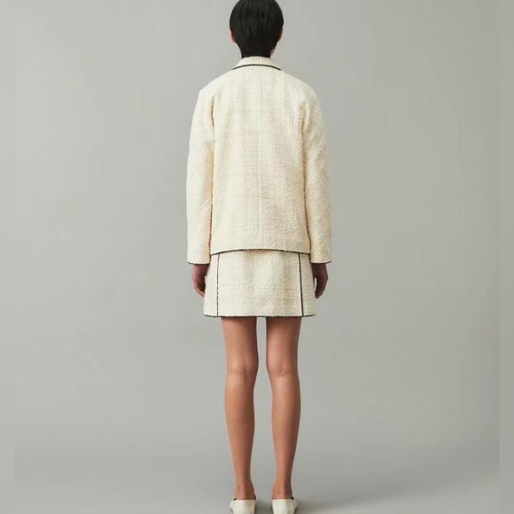 NWT Tory Burch Plaid Tweed Jacket Blazer Size 4 - Picture 3 of 12